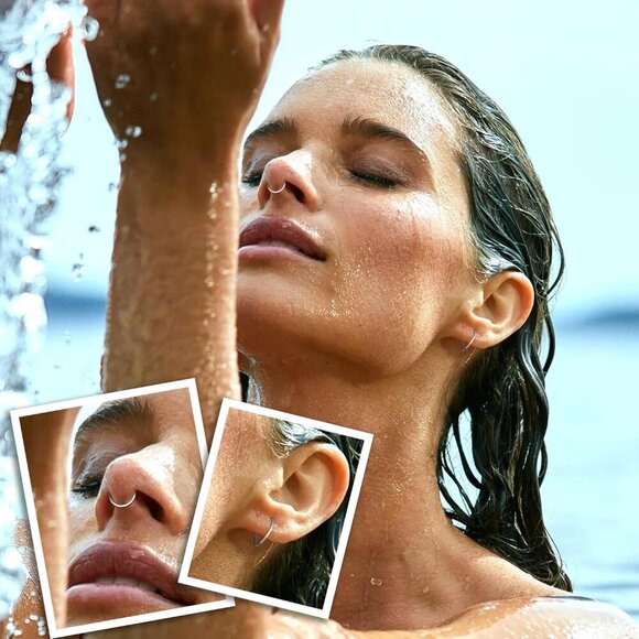 Hypoallergenic 18G Nose Rings: 8 Seamless Steel Clickers, Various Sizes 6-12MM - Picture 6 of 7